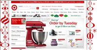 Target Last Minute Deals order gifts by Tuesday to have by Christmas